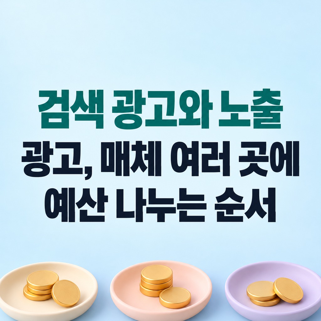 세 접시에 나뉜 동전