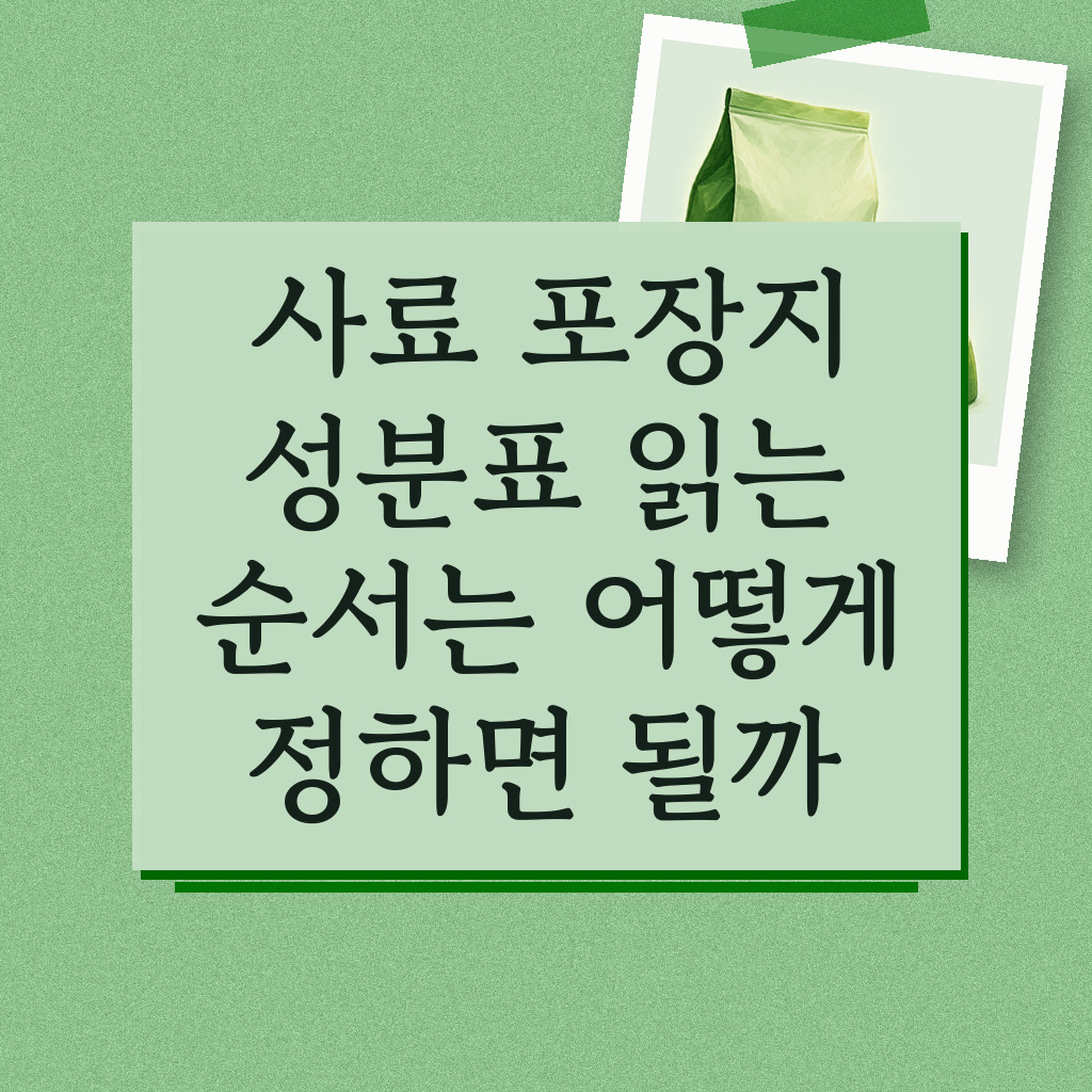 무지 사료 봉투와 건사료 그릇
