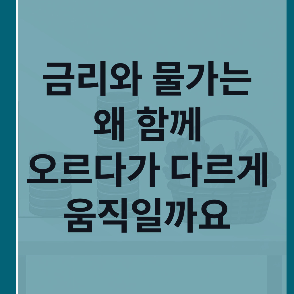 동전 더미와 채소가 담긴 바구니