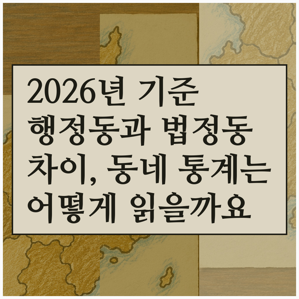 경계선이 서로 다른 두 지도