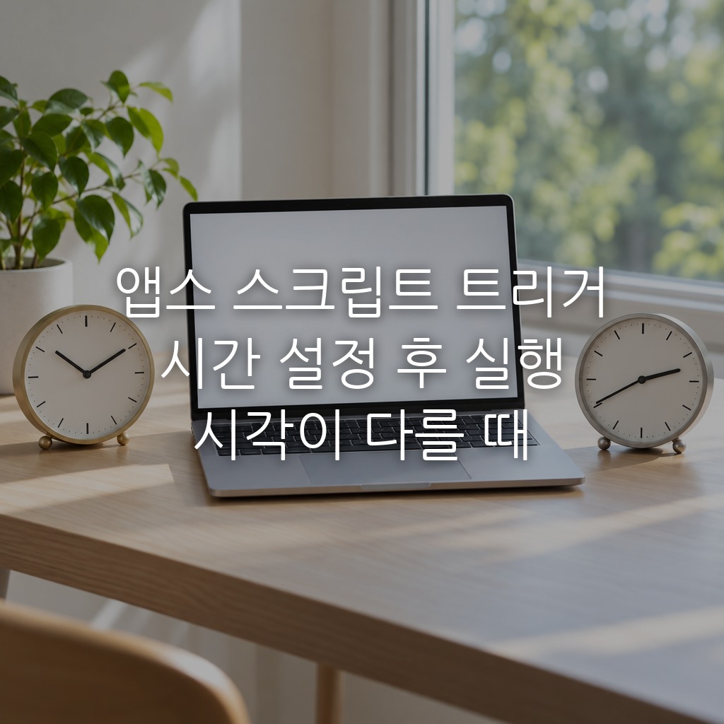 노트북과 시각이 다른 두 탁상시계