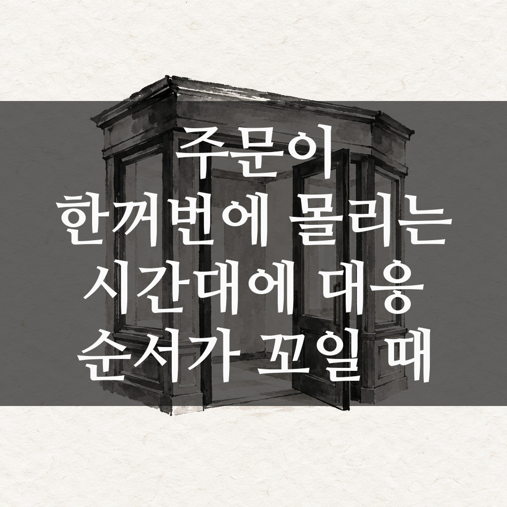 문이 열린 매장 입구